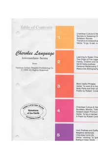 Intermediate Cherokee Language Program