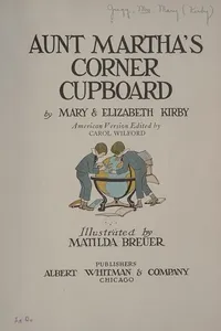 Aunt Martha's corner cupboard