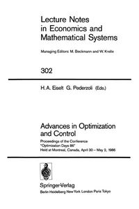 Advances in Optimization and Control
