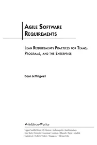 Agile software requirements