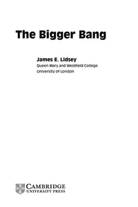 The bigger bang