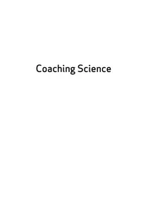 Coaching Science