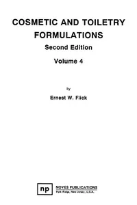 Cosmetic and Toiletry Formulations, 4.