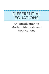 Differential equations