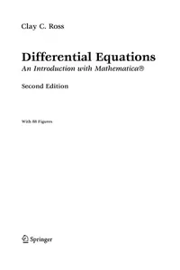 Capa de Differential Equations