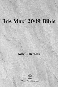 3ds Max 2009 bible