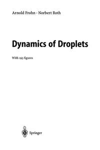 Dynamics of Droplets