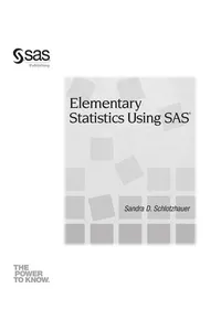Elementary Statistics Using SAS