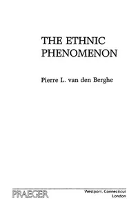 The Ethnic Phenomenon