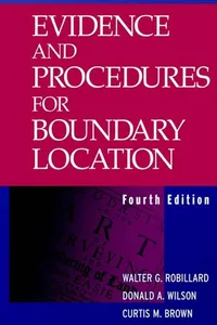 Evidence and procedures for boundary location