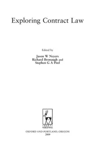 Exploring contract law