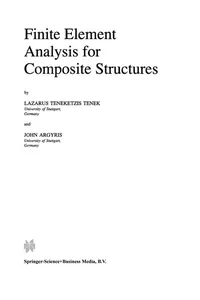 Finite Element Analysis for Composite Structures