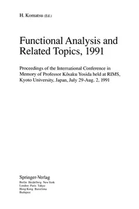 Functional analysis and related topics, 1991