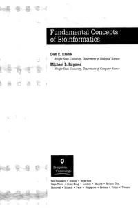 Fundamentals of bioinformatics