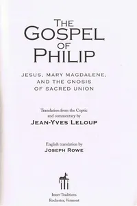 The gospel of Philip