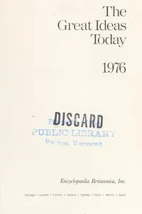 The Great ideas today, 1976