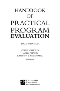 Handbook of practical program evaluation