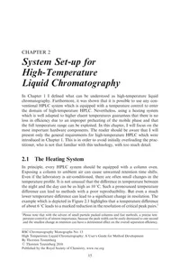 High-temperature liquid chromatography