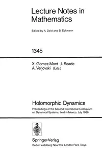 Holomorphic dynamics