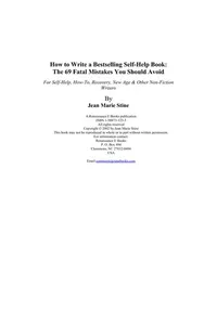 Capa de How to write a bestselling self-help book