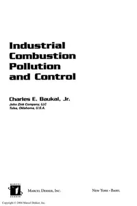 Industrial combustion pollution and control
