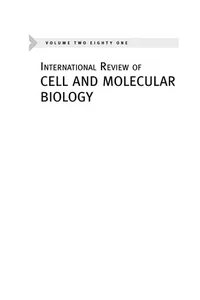 Capa de International review of cell and molecular biology