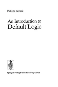 An Introduction to Default Logic