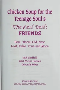 Chicken soup for the teenage soul's the real deal