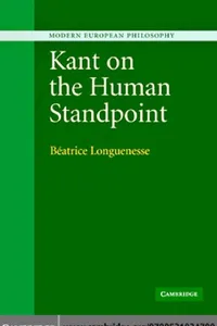 KANT ON THE HUMAN STANDPOINT