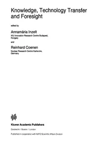 Knowledge, Technology Transfer and Foresight