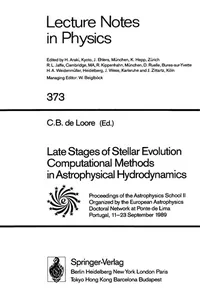 Late stages of stellar evolution