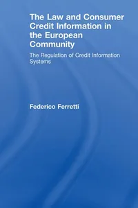 The law and consumer credit information in the EC