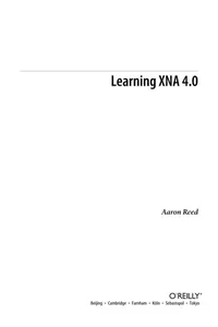 Capa de Learning XNA 4.0