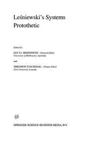 Leśniewski's Systems Protothetic