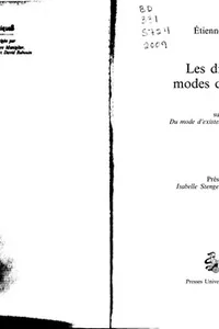 Les différents modes d'existence