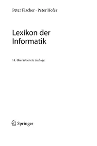 Lexikon der Informatik (German Edition)