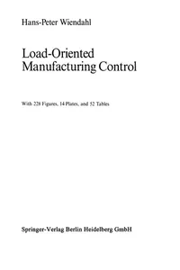 Load-Oriented Manufacturing Control