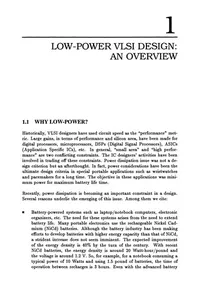 Low-Power Digital VLSI Design