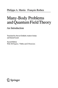 Many-Body Problems and Quantum Field Theory