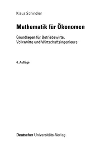 Mathematik für Ökonomen