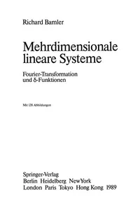 Mehrdimensionale lineare Systeme