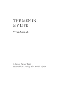 Capa de The men in my life por Vivian Gornick