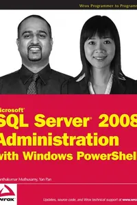 Microsoft SQL server 2008 administration with Windows Powershell