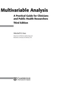 Multivariable Analysis