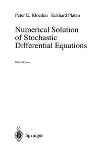 Numerical Solution of Stochastic Differential Equations