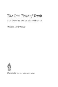 The one taste of truth