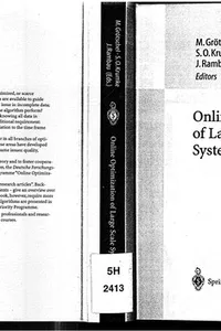 Online optimization of large scale systems