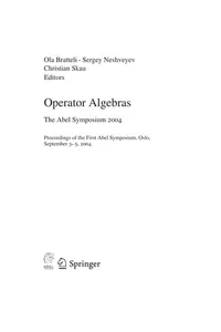 Operator algebras
