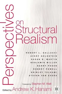 Capa de Perspectives on structural realism por Stephen M. Walt