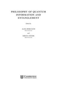 Philosophy of quantum information and entanglement